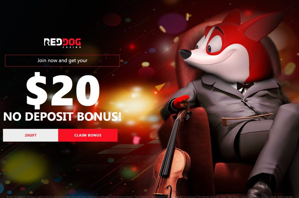 red dog casino free code