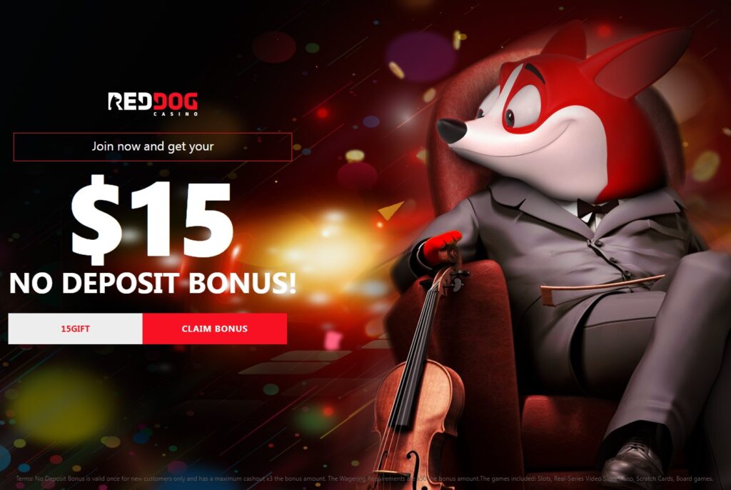 Red Dog Casino No Deposit Bonus Code $15