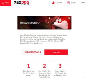 Bonus Codes – Red Dog Casino